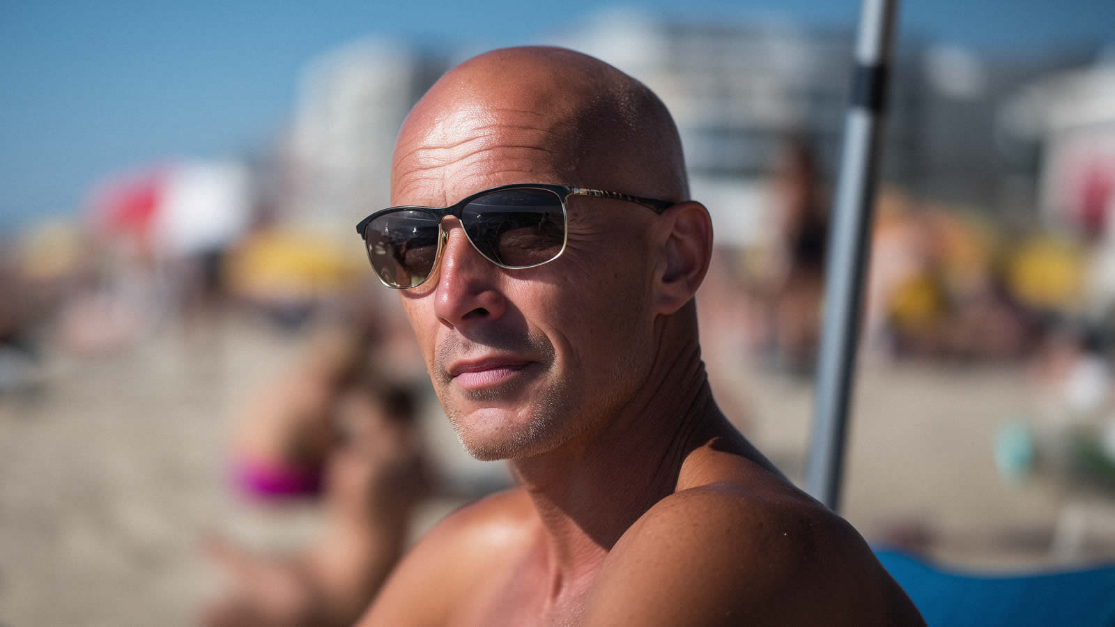 Sonnencreme für die Glatze